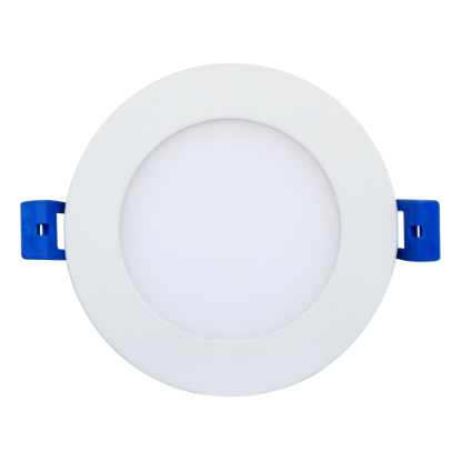 Picture of 4" Slim LED Light Panel, 9 watts, 740 lms, Dimmable, Pre-select 5 CCT, 120V, ROUND, Damp Location