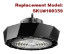 Picture of LED Highbay UFO D-Series, 200 watts, 5000K, 30000 lms, Dimming 0-10V, 9ft Power Cord, 120M