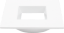 Picture of 3'' Regressed Module Downlight Trim, White, Square