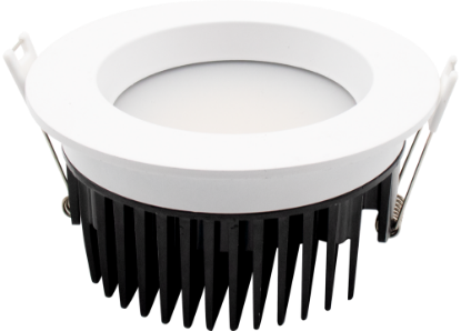 Picture of 4'' Regressed Module Downlight, 15 watts, 1230 lms, Pre-select 5 CCT, Triac Dimming, 120V, Round, Wet Location