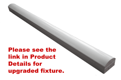 Picture of 4 FT LED Lightning Bolt Strip, Pre-Select Wattage 26-32-38 watts, Pre-Select 3CCT 3500K-4000K-5000K, Dimming 0-10V, 120-347V