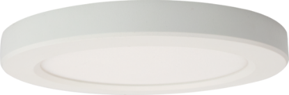Picture of 8" LED Flush Mount, 18 watts, 1500 lms, CRI 90+, Pre-select 5 CCT, Triac Dimming, IC & Wet Location Rated, Round 